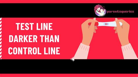 test line darker than control line